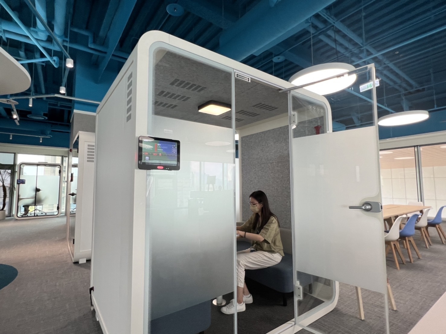 Bodog高雄據點的智慧行動辦公艙，展現Bodog在面板以外的研發應用軟實力